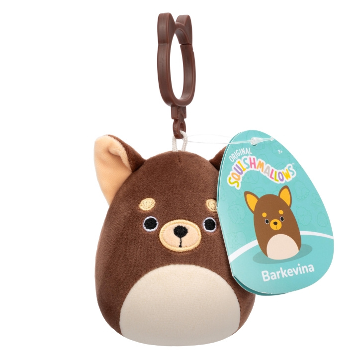 Squishmallows 9 cm P20 Clip On - Barkevina Chihuahua i gruppen LEKER, BARN OG BABY / Babyleker (0-3 år) / Kosedyr hos TP E-commerce Nordic AB (D00857)