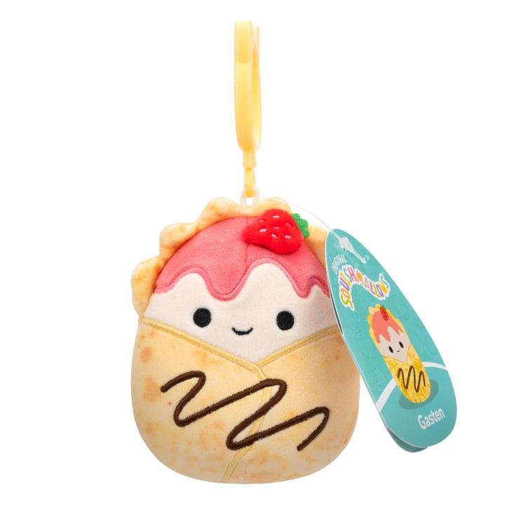 Squishmallows 9 cm P20 Clip On - Gasten Crepe i gruppen LEKER, BARN OG BABY / Babyleker (0-3 år) / Kosedyr hos TP E-commerce Nordic AB (D00860)