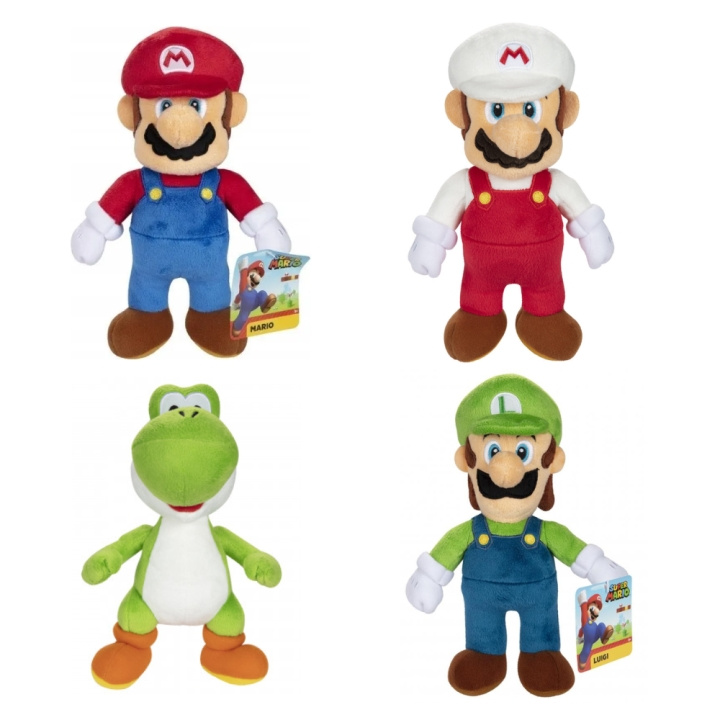 Super Mario Nintendo - Asst. Super Mario Plysj Wave 1 (409474) i gruppen LEKER, BARN OG BABY / Babyleker (0-3 år) / Kosedyr hos TP E-commerce Nordic AB (D00912)