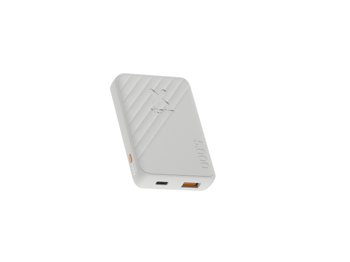 Xtorm 12W FastCharge Go2 Powerbank 5.000 - Ash White i gruppen SMARTTELEFON & NETTBRETT / Ladere og Kabler / Powerbanks hos TP E-commerce Nordic AB (D00938)