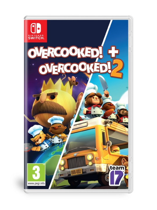 Overcooked + Overcooked 2 Double Pack (Switch) i gruppen Elektronikk / TV-spill & tilbehør / Nintendo Switch / Spel hos TP E-commerce Nordic AB (D00944)