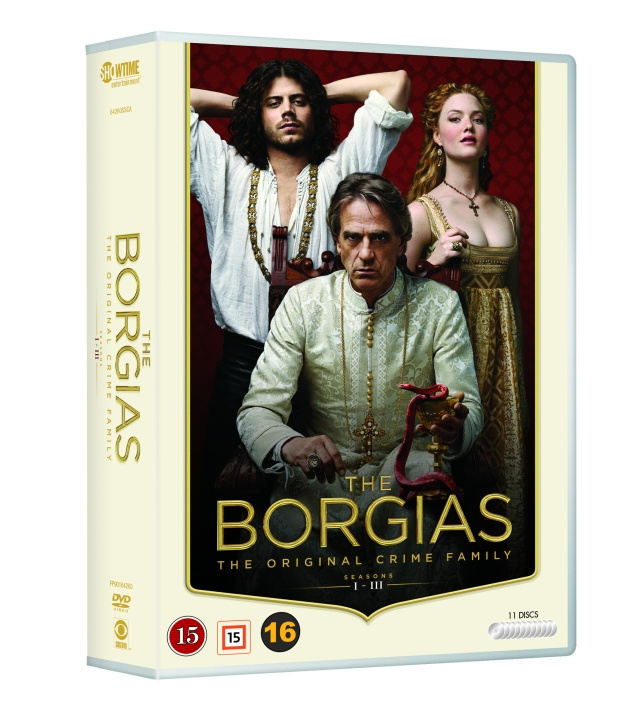 The Borgias: Complete Box - Season 1-3 (11 disc) - DVD i gruppen Elektronikk / Lyd & Bilde / TV og tilbehør / Filmer / DVD hos TP E-commerce Nordic AB (D00967)