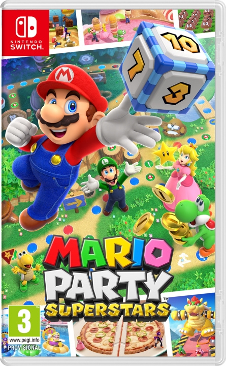 Mario Party Superstars (Switch) i gruppen Elektronikk / TV-spill & tilbehør / Nintendo Switch / Spel hos TP E-commerce Nordic AB (D00992)