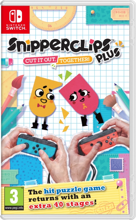 Snipperclips Plus (Switch) i gruppen Elektronikk / TV-spill & tilbehør / Nintendo Switch / Spel hos TP E-commerce Nordic AB (D00995)