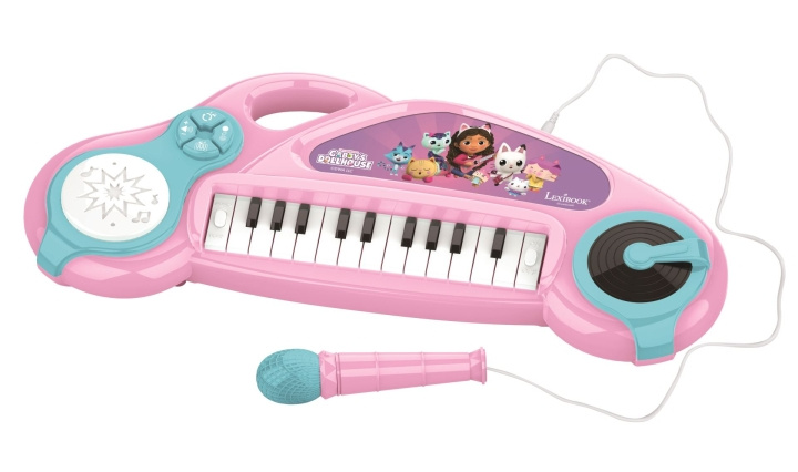 Lexibook Gabbys dukkehus elektroniske keyboard med lys (K704GDH) i gruppen LEKER, BARN OG BABY / Musikk, sang og bilde / Instrumenter hos TP E-commerce Nordic AB (D01001)