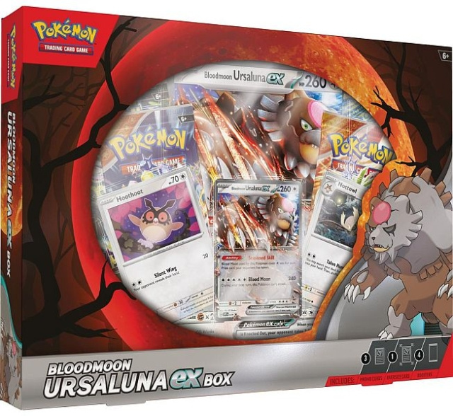 Pokémon Bloodmoon Ursaluna EX-eske (POK85881) i gruppen LEKER, BARN OG BABY / Spill / Kortspill hos TP E-commerce Nordic AB (D01019)