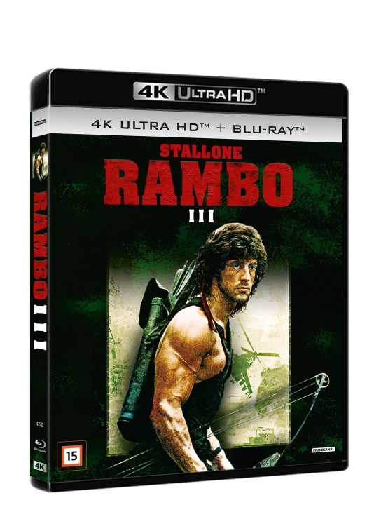 Rambo 3 4K i gruppen Elektronikk / Lyd & Bilde / TV og tilbehør / Filmer / Blu-ray hos TP E-commerce Nordic AB (D01025)