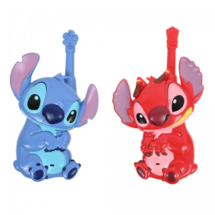 Lexibook Disney Stitch - 3D Walkie Talkies (TW18D) i gruppen SPORT, FRITID & HOBBY / Friluftsliv / Walkie talkie hos TP E-commerce Nordic AB (D01113)