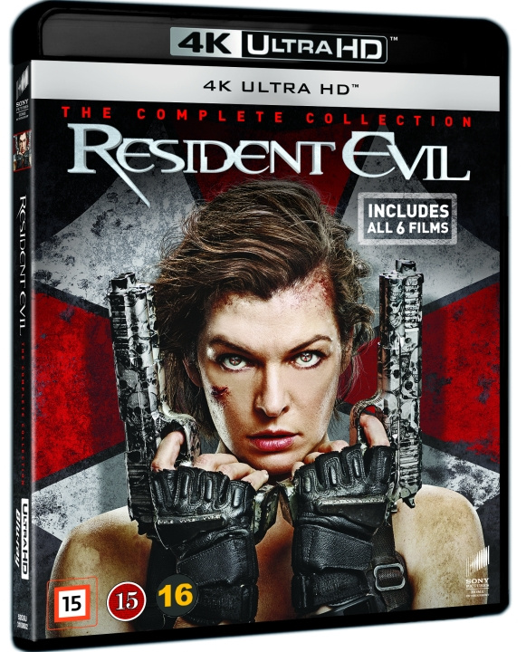 Resident evil 1-6 complete 4K UHD i gruppen Elektronikk / Lyd & Bilde / TV og tilbehør / Filmer / Blu-ray hos TP E-commerce Nordic AB (D01149)