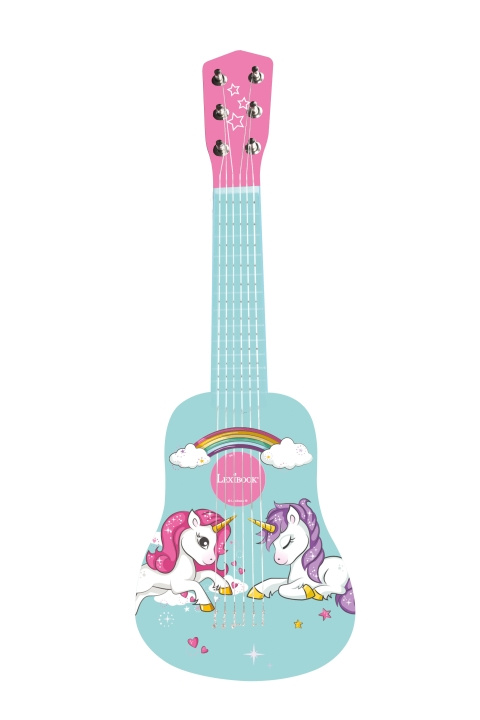 Lexibook Min første Unicorn-gitar i tre (K205UNI) i gruppen LEKER, BARN OG BABY / Musikk, sang og bilde / Instrumenter hos TP E-commerce Nordic AB (D01159)