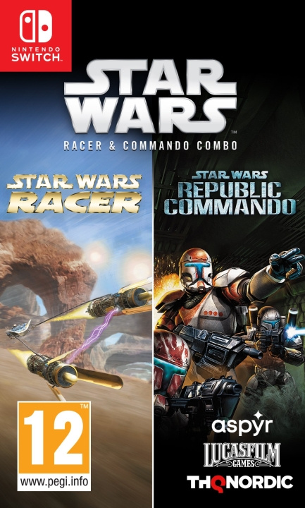 Star Wars Racer & Commando Combo (Switch) i gruppen Elektronikk / TV-spill & tilbehør / Nintendo Switch / Spel hos TP E-commerce Nordic AB (D01227)