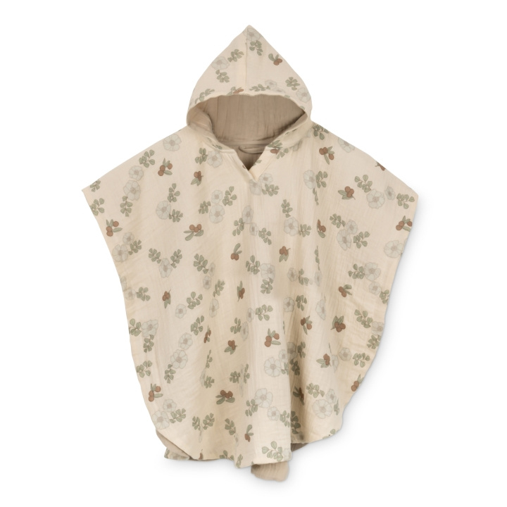 That\'s Mine Poncho Small - Blomster og bær (PN104) i gruppen LEKER, BARN OG BABY / Barnetekstiler / Badetilbehør hos TP E-commerce Nordic AB (D01228)