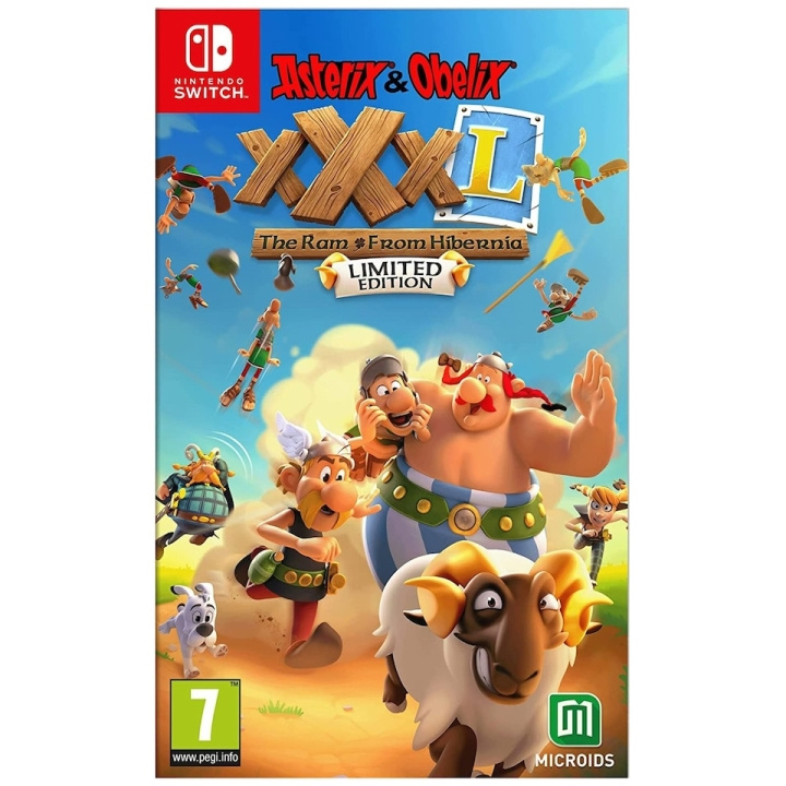 Asterix & Obelix XXXL: The Ram From Hibernia (Limited Edition) (Switch) i gruppen Elektronikk / TV-spill & tilbehør / Nintendo Switch / Spel hos TP E-commerce Nordic AB (D01253)