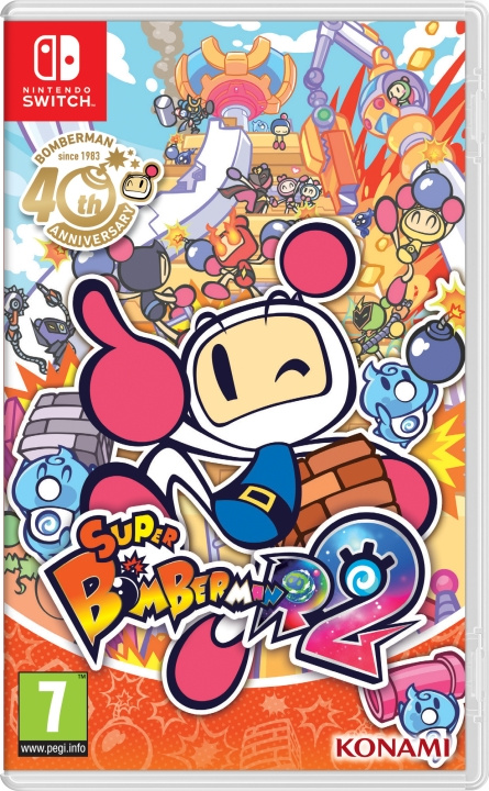 Super Bomberman R 2 (Switch) i gruppen Elektronikk / TV-spill & tilbehør / Nintendo Switch / Spel hos TP E-commerce Nordic AB (D01296)