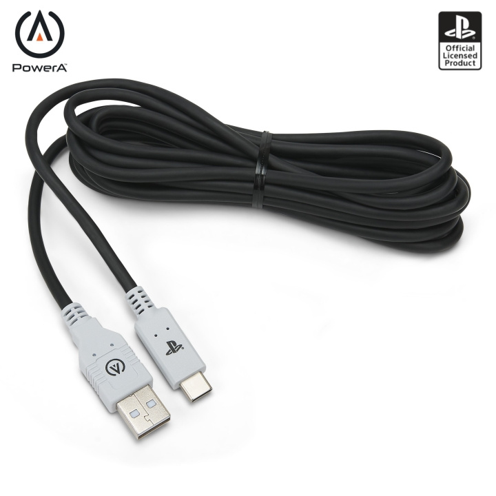 PowerA USB-C-kabel PS5 - 3 meter /PS5 i gruppen Elektronikk / TV-spill & tilbehør / Sony PlayStation 5 hos TP E-commerce Nordic AB (D01448)