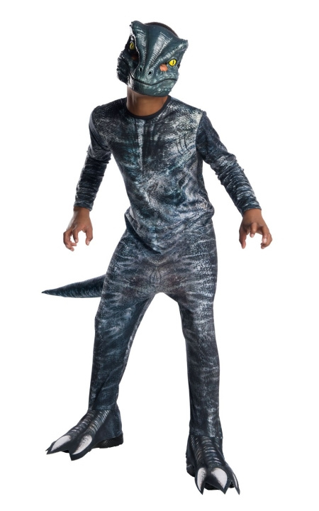 Rubies Jurassic World - Velociraptor Blue Costume (146 cm) i gruppen LEKER, BARN OG BABY / Leker / Masker og kostymer hos TP E-commerce Nordic AB (D01453)