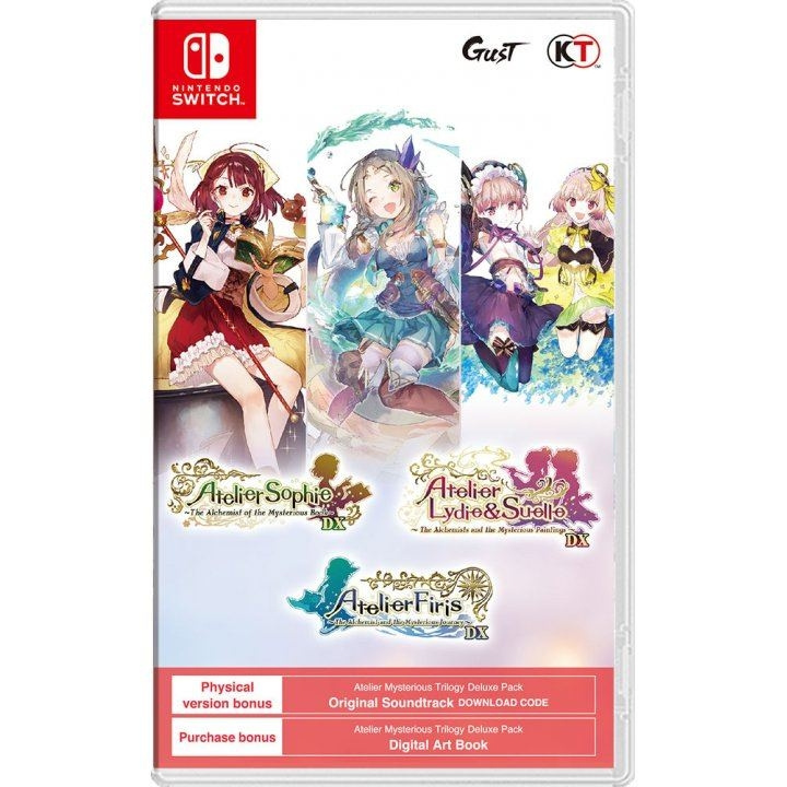 Atelier Mysterious Trilogy Deluxe Pack (Import) (Switch) i gruppen Elektronikk / TV-spill & tilbehør / Nintendo Switch / Spel hos TP E-commerce Nordic AB (D01457)