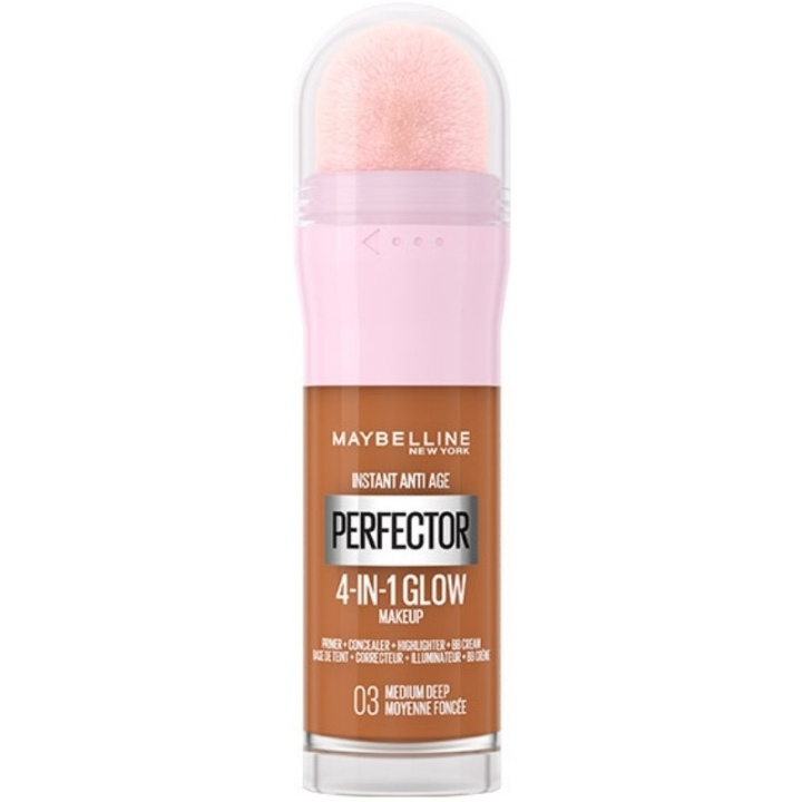 Maybelline Instant Perfector 4-i-1 Glow Makeup 03 Medium Deep i gruppen HELSE OG SKJØNNHET / Makeup / Makeup ansikt / Concealer hos TP E-commerce Nordic AB (D01461)