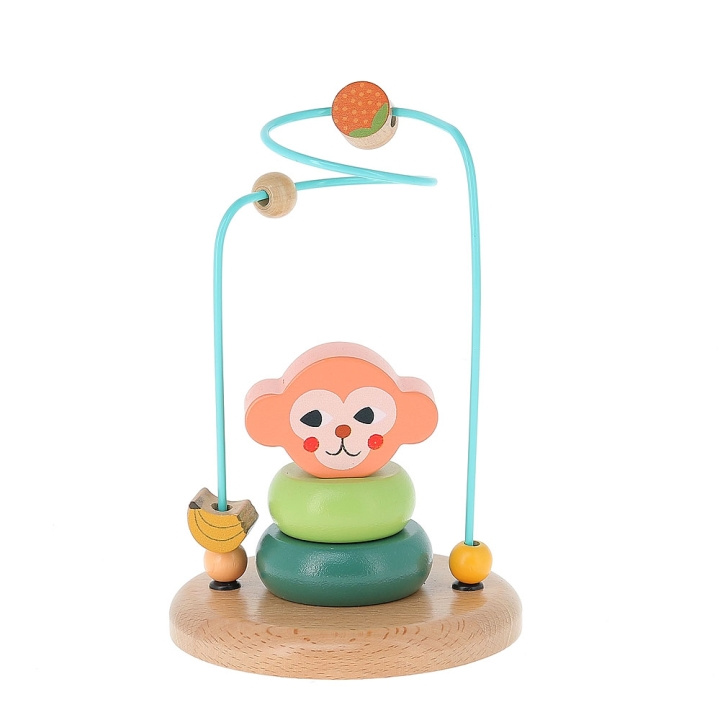 Vilac Monkey Thread Maze by Michelle Carlslund - (8568G) i gruppen LEKER, BARN OG BABY / Babyleker (0-3 år) / Aktivitetsleker hos TP E-commerce Nordic AB (D01471)