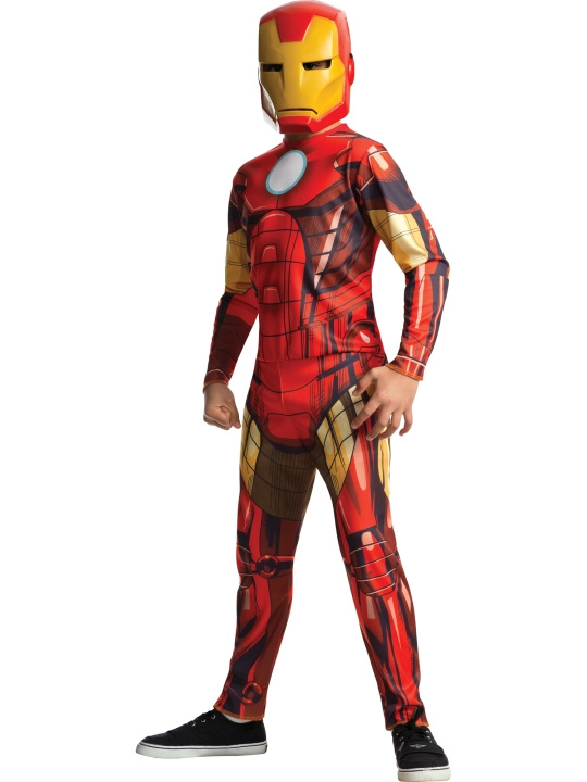 Rubies Marvel Costume - Iron Man (132 cm) i gruppen LEKER, BARN OG BABY / Leker / Masker og kostymer hos TP E-commerce Nordic AB (D01482)