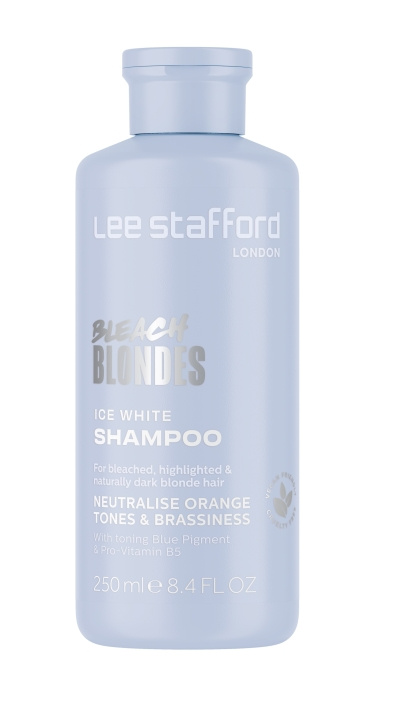 Lee Stafford Bleach Blondes Ice White Toning Shampoo 250 ml i gruppen HELSE OG SKJØNNHET / Hår & styling / Hårpleie / Sjampo hos TP E-commerce Nordic AB (D01495)