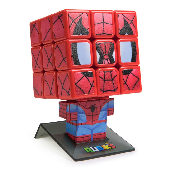 Rubiks Cubers 3x3 - Spider Man (6071040) i gruppen LEKER, BARN OG BABY / Spill / Brettspill hos TP E-commerce Nordic AB (D01499)