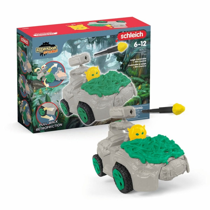 Schleich Eldrador - Jungle CrashMobile med minivesen (42671) i gruppen LEKER, BARN OG BABY / Leker / Lekebiler hos TP E-commerce Nordic AB (D01504)