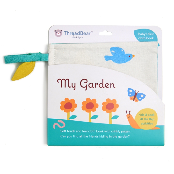 ThreadBear Book - Baby Activity Book - My Garden - (TB4065) i gruppen LEKER, BARN OG BABY / Babyleker (0-3 år) / Aktivitetsleker hos TP E-commerce Nordic AB (D01515)