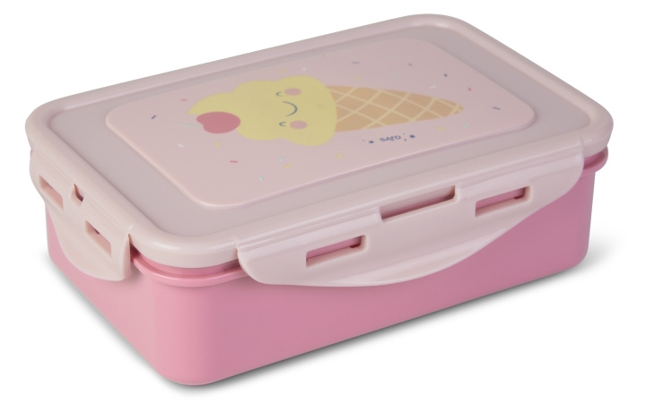 SARO Baby SARO - Lunch Box - Pink (SAO70066) i gruppen LEKER, BARN OG BABY / Spise & drikke / Barneserviser hos TP E-commerce Nordic AB (D01602)