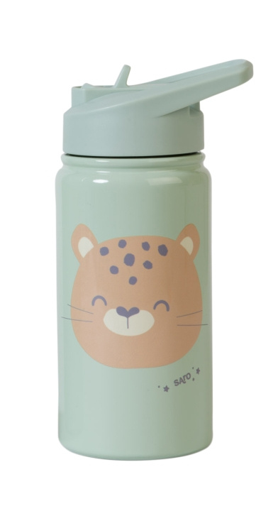 SARO Baby Thermos Bottle with Straw - Mint (SAO74501) i gruppen LEKER, BARN OG BABY / Spise & drikke / Tåteflasker & tilbehør hos TP E-commerce Nordic AB (D01603)