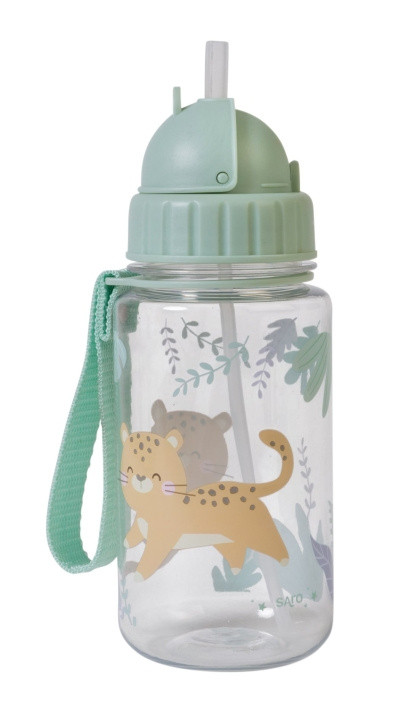 SARO Baby SARO - Bottle with straw - Hunter Mint (SAO74004) i gruppen LEKER, BARN OG BABY / Spise & drikke / Tåteflasker & tilbehør hos TP E-commerce Nordic AB (D01605)