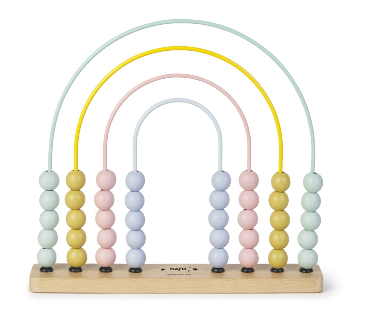 SARO Baby SARO - Rainbow Abacus (SAO3340) i gruppen LEKER, BARN OG BABY / Babyleker (0-3 år) / Aktivitetsleker hos TP E-commerce Nordic AB (D01611)