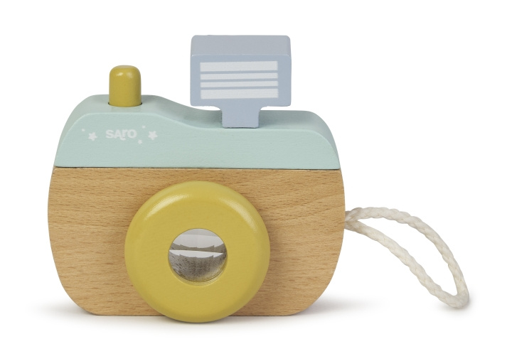 SARO Baby SARO - Wood Camera - Mint (SAO33431) i gruppen LEKER, BARN OG BABY / Babyleker (0-3 år) / Aktivitetsleker hos TP E-commerce Nordic AB (D01612)