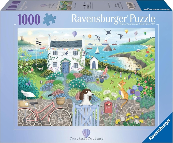 Ravensburger Puslespill - Coastal Cottage 1000p (12001104) i gruppen SPORT, FRITID & HOBBY / Hobby / Puslespill hos TP E-commerce Nordic AB (D01628)