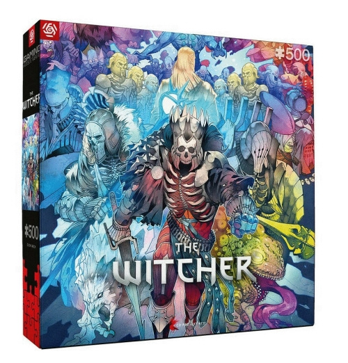 Good Loot - Spillpuslespill: The Witcher Monster Faction, Puzzles 500 brikker i gruppen SPORT, FRITID & HOBBY / Hobby / Puslespill hos TP E-commerce Nordic AB (D01633)