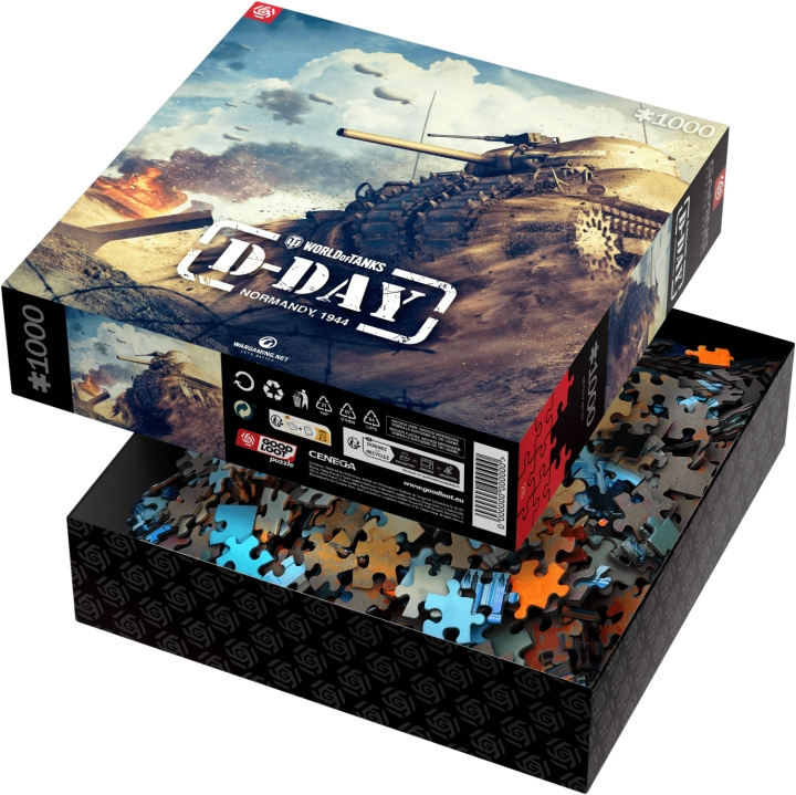 Good Loot - Spillpuslespill: World of Tanks D-Day, 1000 brikker i gruppen SPORT, FRITID & HOBBY / Hobby / Puslespill hos TP E-commerce Nordic AB (D01636)