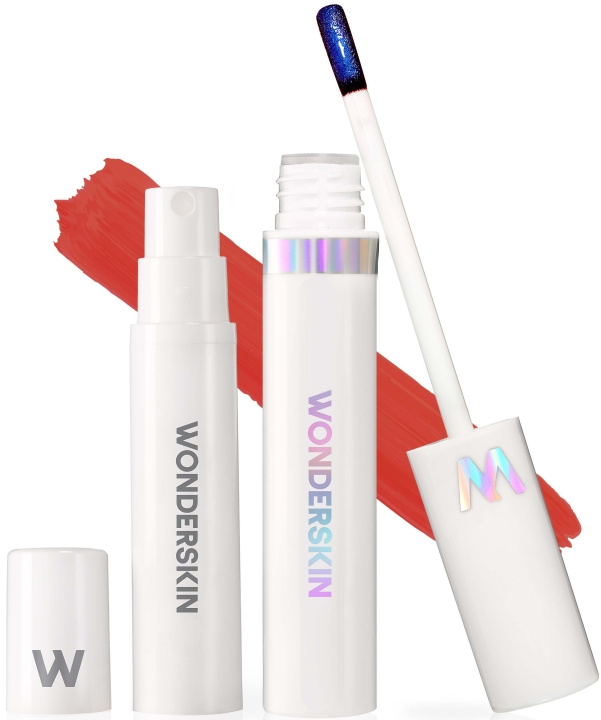 Wonderskin Wonder Blading Lip Stain Kit Glamorous Classic Red i gruppen HELSE OG SKJØNNHET / Makeup / Lepper / Leppepenn hos TP E-commerce Nordic AB (D01674)