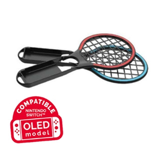 NACON Big Ben Racket For Joy-Con (Red - Blue) /Nintendo Switch i gruppen Elektronikk / TV-spill & tilbehør / Nintendo Switch hos TP E-commerce Nordic AB (D01708)