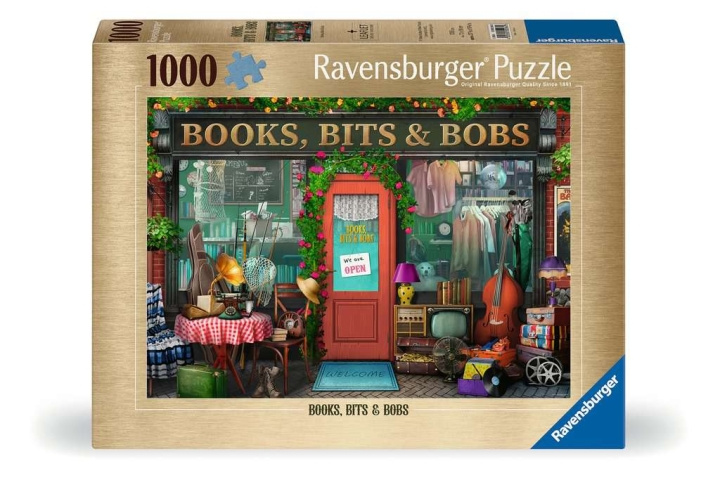 Ravensburger Puslespill - Bøker Bit\'s & Bobs 1000p (12000284) i gruppen SPORT, FRITID & HOBBY / Hobby / Puslespill hos TP E-commerce Nordic AB (D01736)