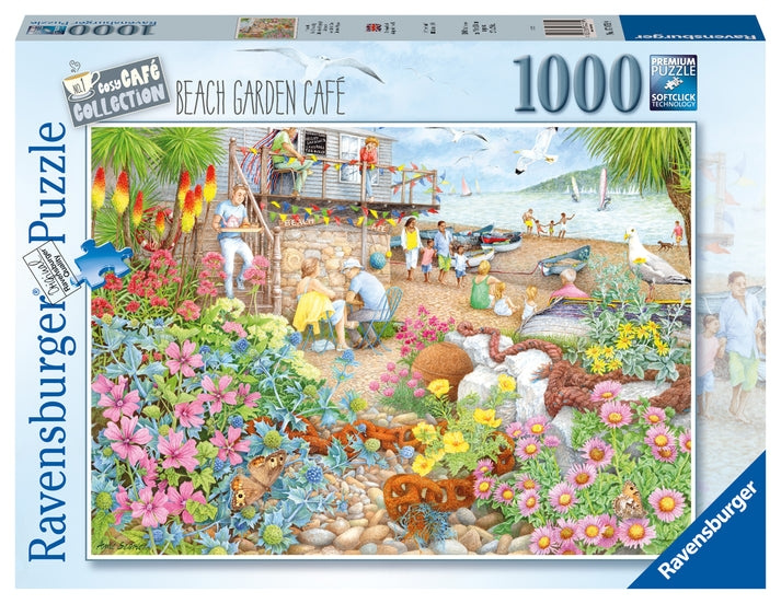 Ravensburger Puslespill - Beach Garden Cafe, 1000 brikker (12000282) i gruppen SPORT, FRITID & HOBBY / Hobby / Puslespill hos TP E-commerce Nordic AB (D01745)