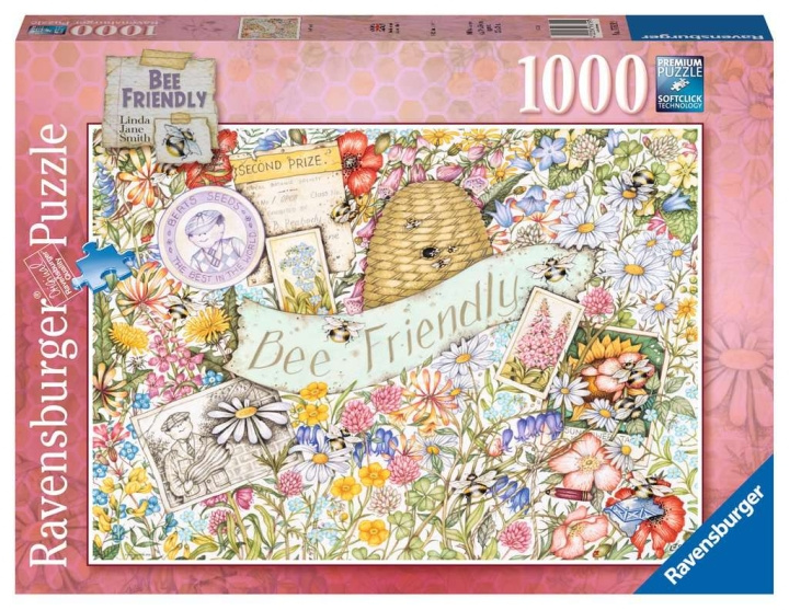 Ravensburger Puslespill - Bee Friendly, 1000 brikker (12001079) i gruppen SPORT, FRITID & HOBBY / Hobby / Puslespill hos TP E-commerce Nordic AB (D01749)