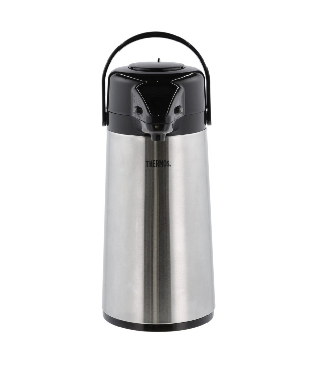 Thermos Kanne med pumpe 1,9L - Stål/Svart (15095) i gruppen SPORT, FRITID & HOBBY / Friluftsliv / Termoser og flasker hos TP E-commerce Nordic AB (D01790)