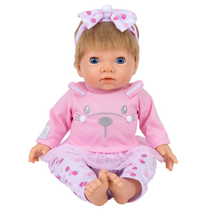 Tiny Treasure S - Pink Bunny Baby Blond Hair (30542) i gruppen LEKER, BARN OG BABY / Leker / Dukker & tilbehør hos TP E-commerce Nordic AB (D01793)