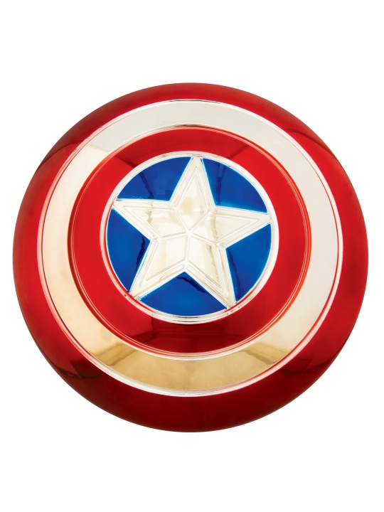 Rubies Captain America Electroplated Metallic 12 Shield (34947) i gruppen LEKER, BARN OG BABY / Leker / Masker og kostymer hos TP E-commerce Nordic AB (D01825)