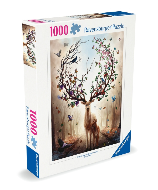 Ravensburger Puslespill Fantasy Hjort 1000p (12000459) i gruppen SPORT, FRITID & HOBBY / Hobby / Puslespill hos TP E-commerce Nordic AB (D01850)