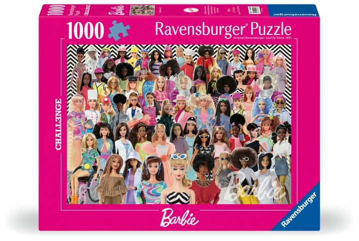 Ravensburger Puslespill Barbie Challenge 1000p (12000593) i gruppen SPORT, FRITID & HOBBY / Hobby / Puslespill hos TP E-commerce Nordic AB (D01854)