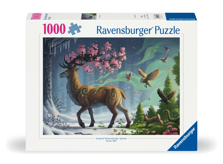 Ravensburger Puslespill Vårhjort 1000p (12000616) i gruppen SPORT, FRITID & HOBBY / Hobby / Puslespill hos TP E-commerce Nordic AB (D01855)