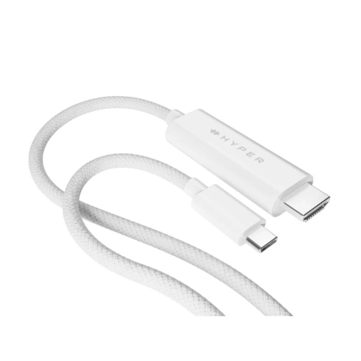 Targus Hyper - 4K USB-C til HDMI-kabel - hvit i gruppen Elektronikk / Kabler og adaptere / HDMI / Adaptere hos TP E-commerce Nordic AB (D01875)