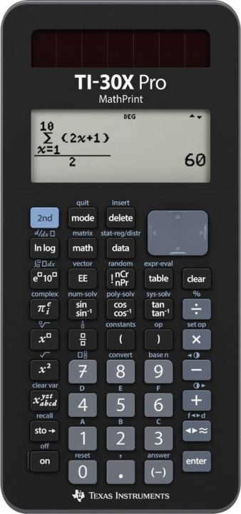 Texas Instruments TI-30X Pro Mathprint vitenskapelig kalkulator i gruppen HJEM, HUS OG HAGE / Kontorsmaterialer / Annet hos TP E-commerce Nordic AB (D01910)