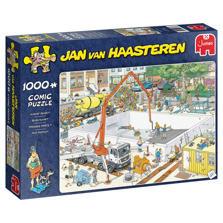 Jan van Haasteren - Nesten klar (1000 brikker) (JUM0037) i gruppen SPORT, FRITID & HOBBY / Hobby / Puslespill hos TP E-commerce Nordic AB (D01918)